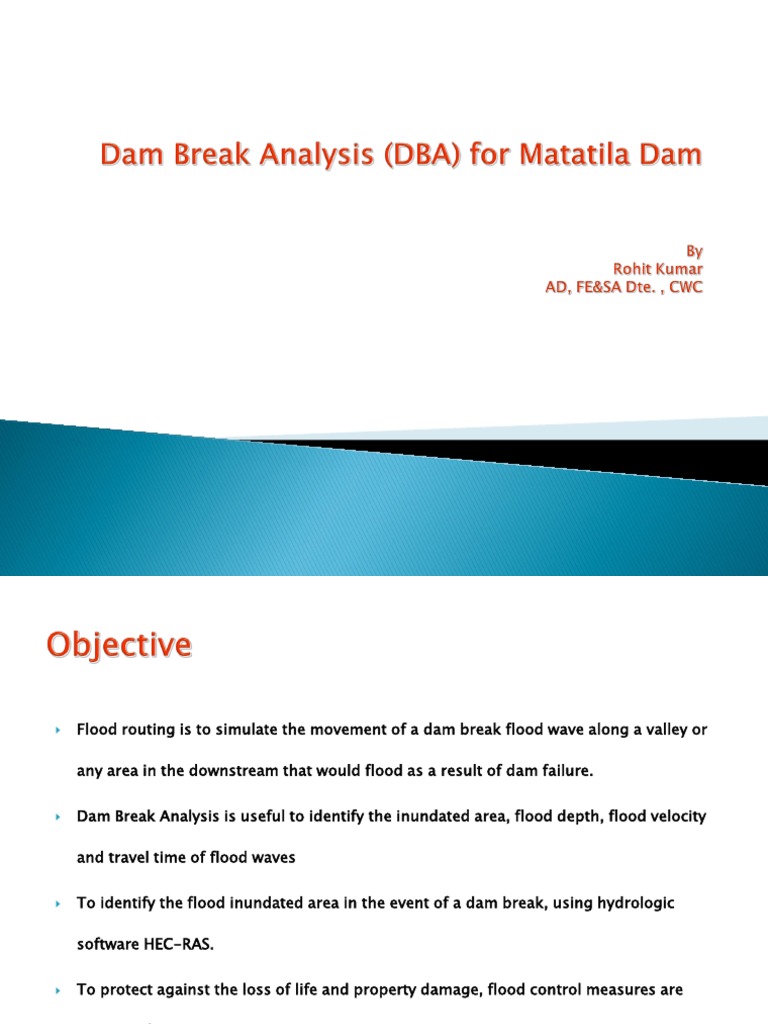 Dam Break Analysis | PDF | Spillway | Dam