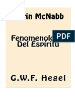 Darin McNabb-Hegel. Fenomenología Del Espíritu