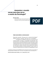 LAHIRE, B. Para ue serve o ensino de sociologia.pdf