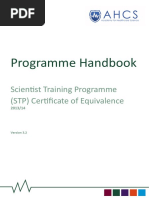 STP Coe Programme Handbook Aug 14