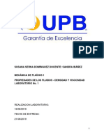 Informe Propiedades de Los Fluidos - Densidad y Viscosidad