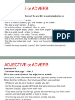 Adjective or Adverb Slides