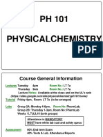 PH 101 Physicalchemistry