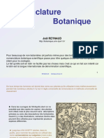 Cours Botanique Nomenclature