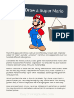 How To Draw Super Mario