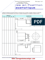 Exercices Sur La Mise en Position Isostatique