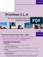 Proximus S.L.A: The New Customer Centric Partnership For Corporate Customers