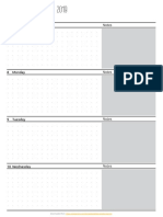 Dotted Weekly Planner