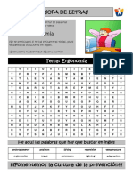 Sopa de Letras Ergonomia