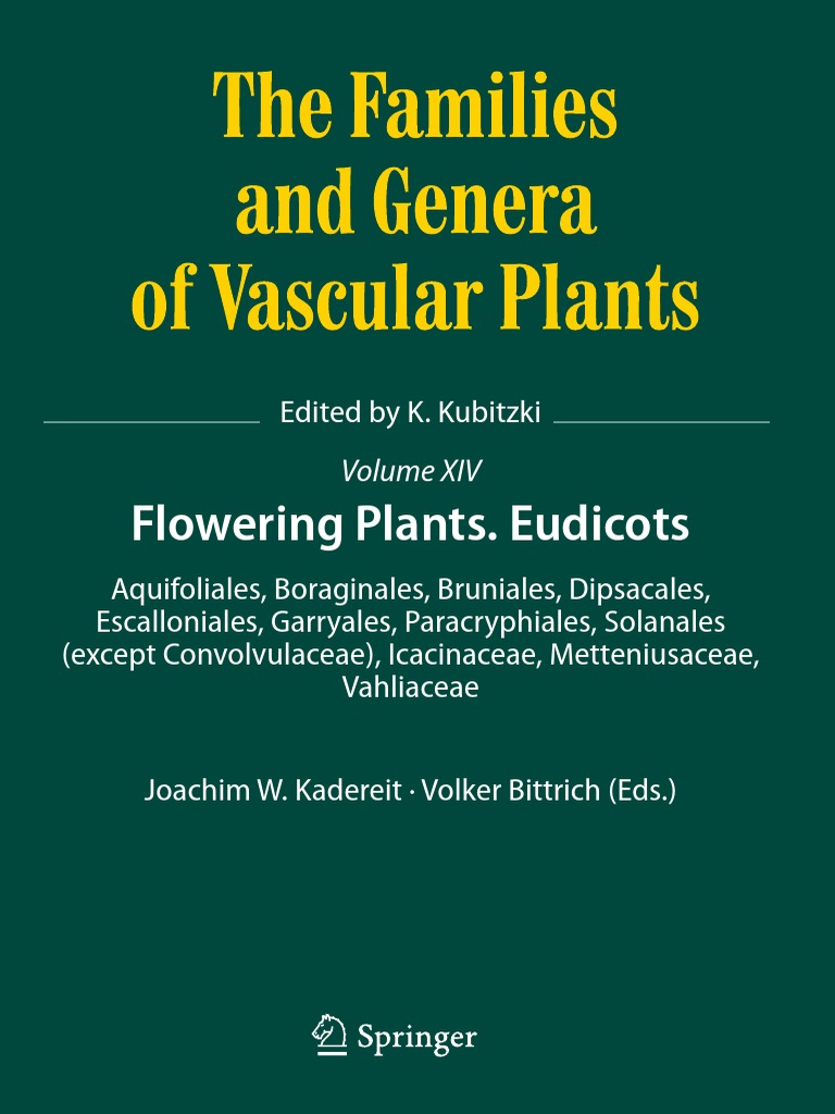 The Families and Genera of Vascular Plants