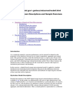 Computer Program Descriptions and Sample Exercises: Simulation of Interfacial Zone Microstructure