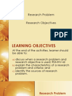 Research Problem and Objectives 2 - 1