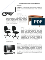 Equipos y Maquinas de Oficinas Modernas