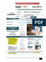 Trabajo Academico de Desarrollo Organizacional de 5to Ciclo 2017. Falso