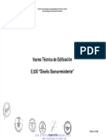 E.030 Diseño Sismoresistente - Modificada PDF