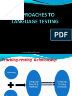 Approaches in Lang Test