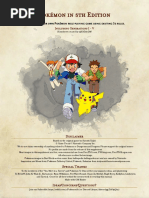 Pokemon 5e PHB - Gen I - V PDF