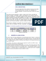 Cálculos hidráulicos para el rediseño del azud derivador del río Yesera