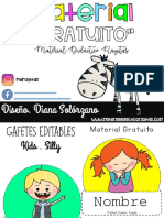 Gafetes Editable - Kids Silly 1.0