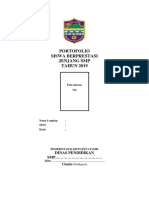 Format Portofolio Siswa Berprestasi