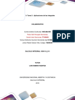 Unidad 3: Tarea 3 - Aplicaciones de Las Integrales: Camilo Andrés Covilla No. 1065.882.958