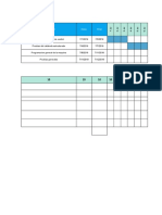 Ejemplo de Diagrama de Gantt