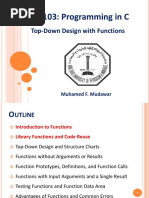 ICS103: Programming in C: Top-Down Design With Functions