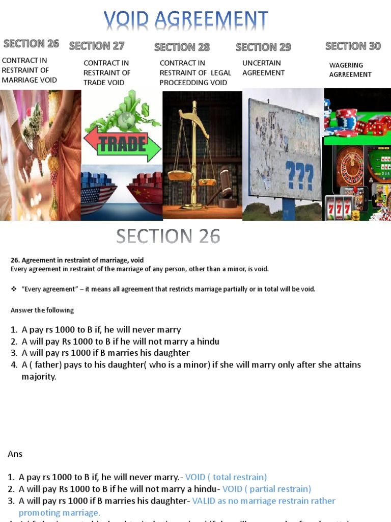 Void Agreement | PDF | Arbitration | Marriage