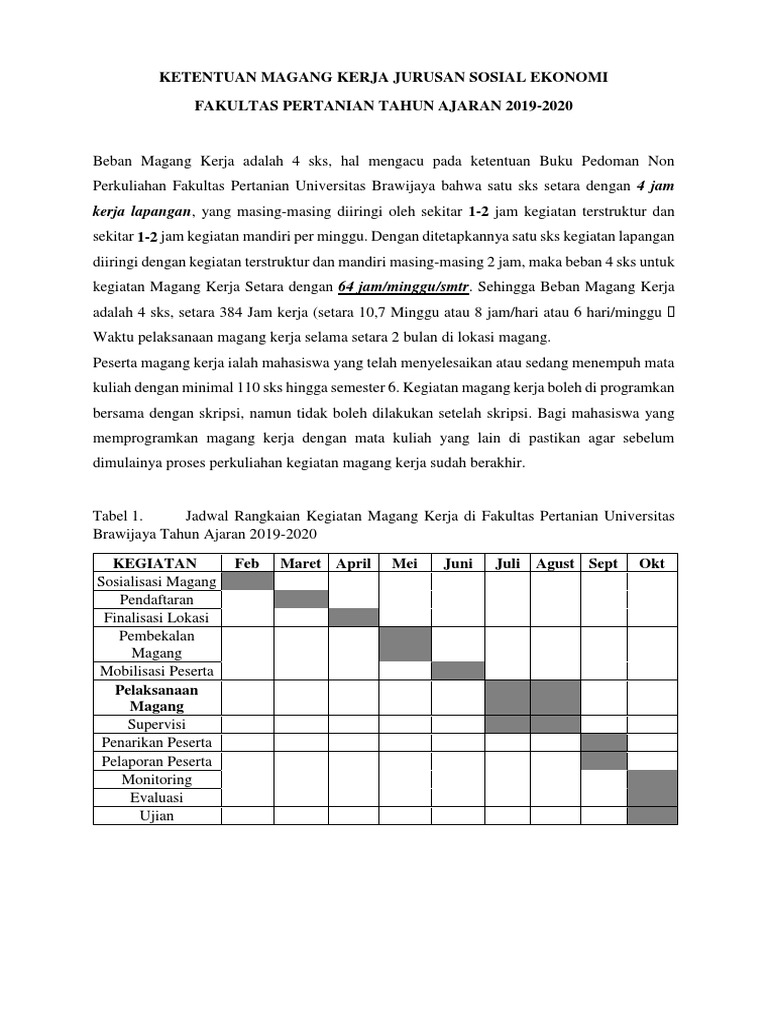 Panduan Laporan Magang Mahasiswa | PDF | Karier & Perkembangan