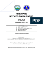 Philippine Notices To Mariners (August 2019 Edition)