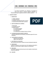 Estructura Del Informe de Práctica Pre - 1