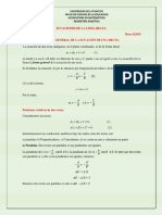 Tema 6 Forma General de La Ecuacion de La Recta