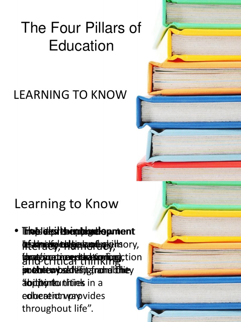 The Four Pillars of Education