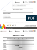 Plan de Trabajo y Cronograma