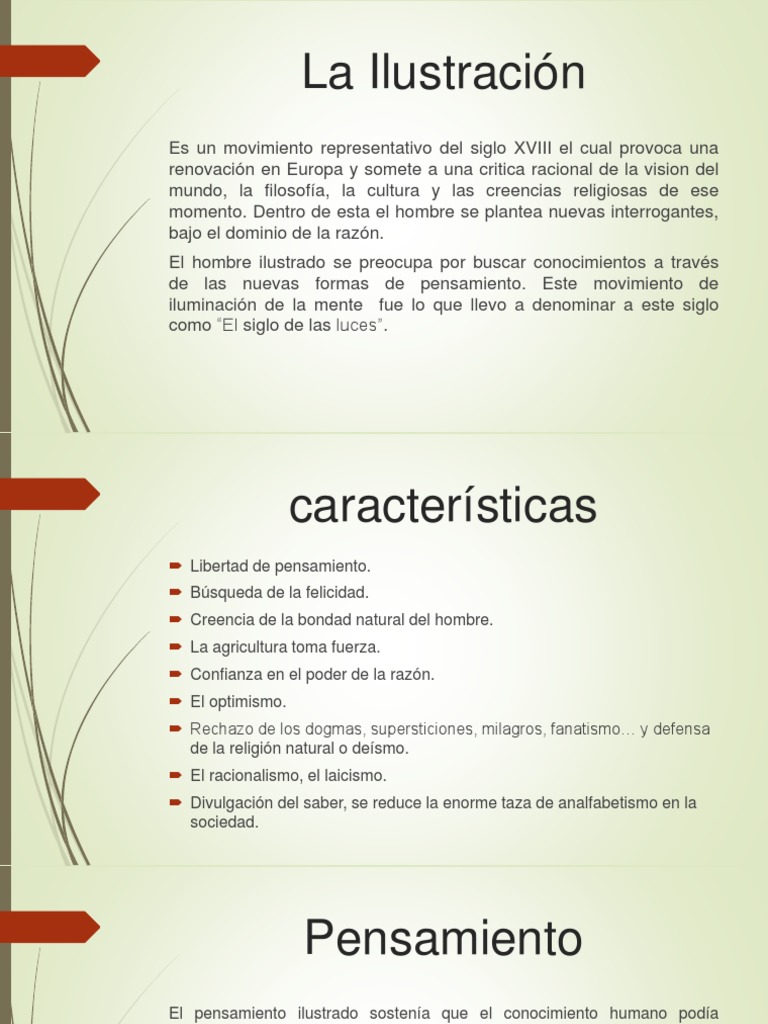 La Ilustración y El Naturalismo | PDF | Era de iluminacion | Teorías ...