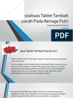 Sosialisasi Tablet Tambah Darah Pada Remaja Putri