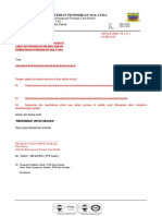 Contoh Format Surat SKPL Terkini