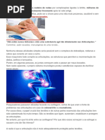 Complicações Ligadas à Artrite