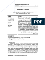 Speed and position estimator of for sensorless PMSM drives using adaptive controller