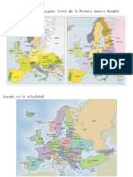Europa Antes y Después de La Primera Guerra Mundial