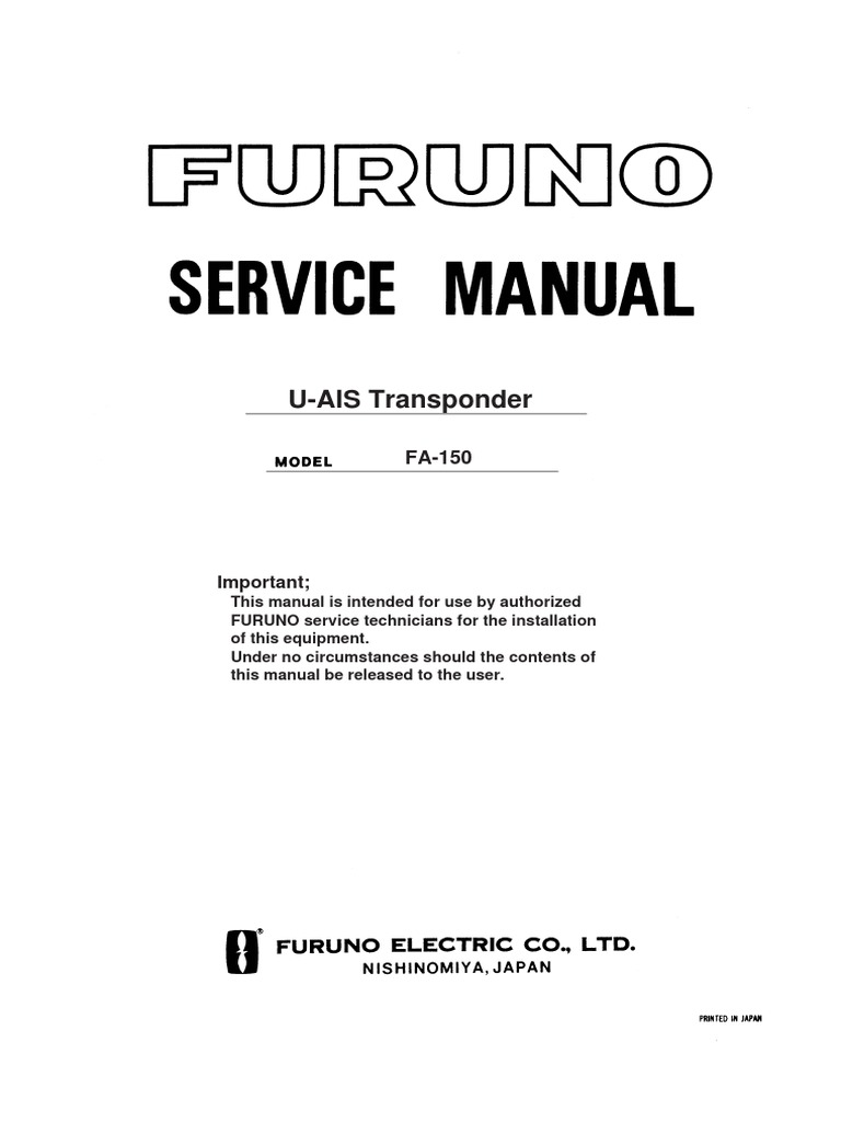 FA150 Service Manual D1 1-15 | PDF | Radio | Telecommunications