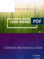 Genetics and Malocclusion - Dr. K.thejasri