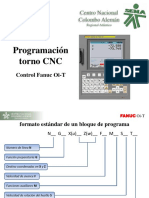 Programación CNC para torno con control Fanuc Oi-T