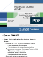 Programa de Educacion OWASP