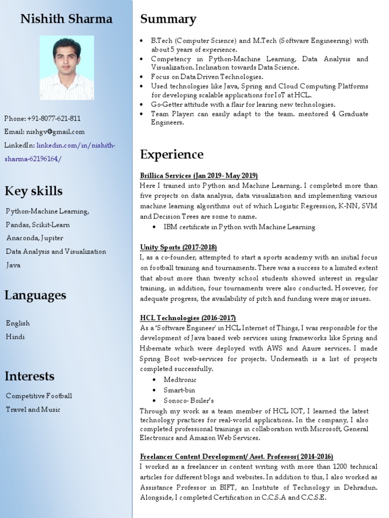 CV Machine Learning | PDF | Machine Learning | Internet Of Things