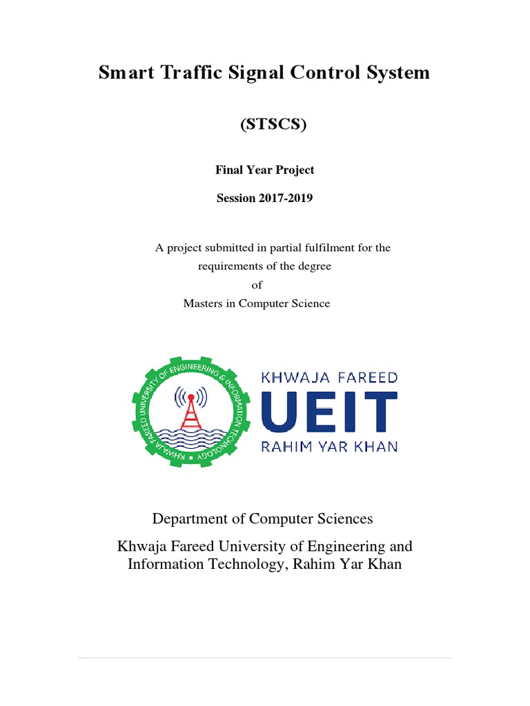 Smart Traffic Signal Control System | PDF | Traffic | Traffic Light