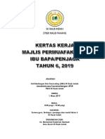 KERTAS KERJA Permuafakatan 2019