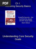 CH 1: Mastering Security Basics: Comptia Security+: Get Certified Get Ahead: Sy0-401 Study Guide Darril Gibson