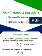 Right Triangle Similarity