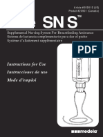The SNS: Instructions For Use Instrucciones de Uso Mode D'emploi